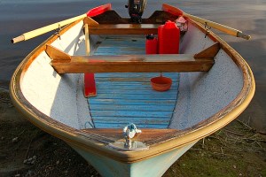 Boat by a Finnish lake