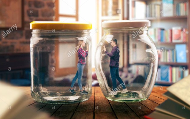 people in jars